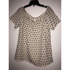 Cute Flowy Off Shoulder Top S